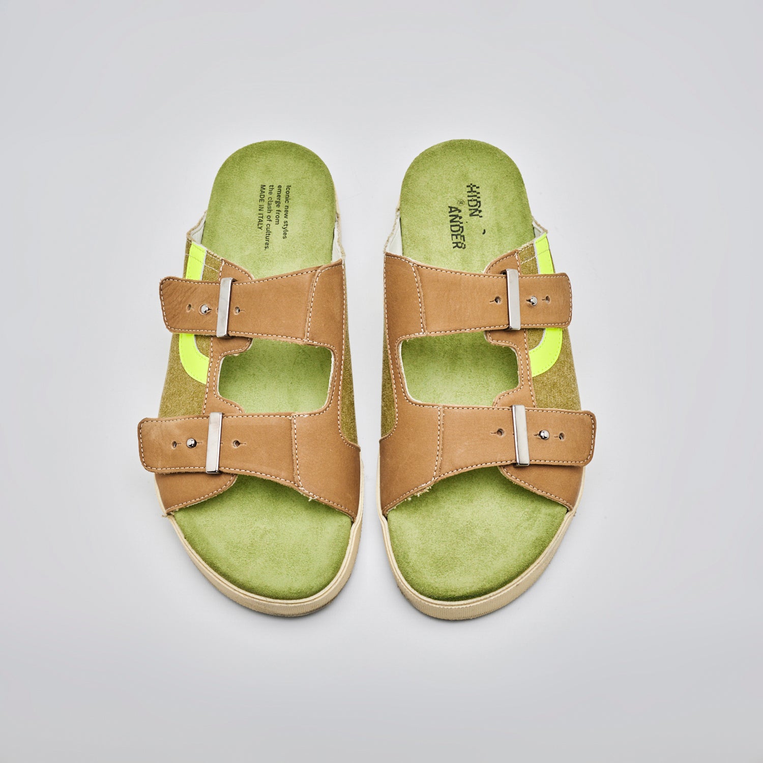Sundl Olive/Fluo Yellow