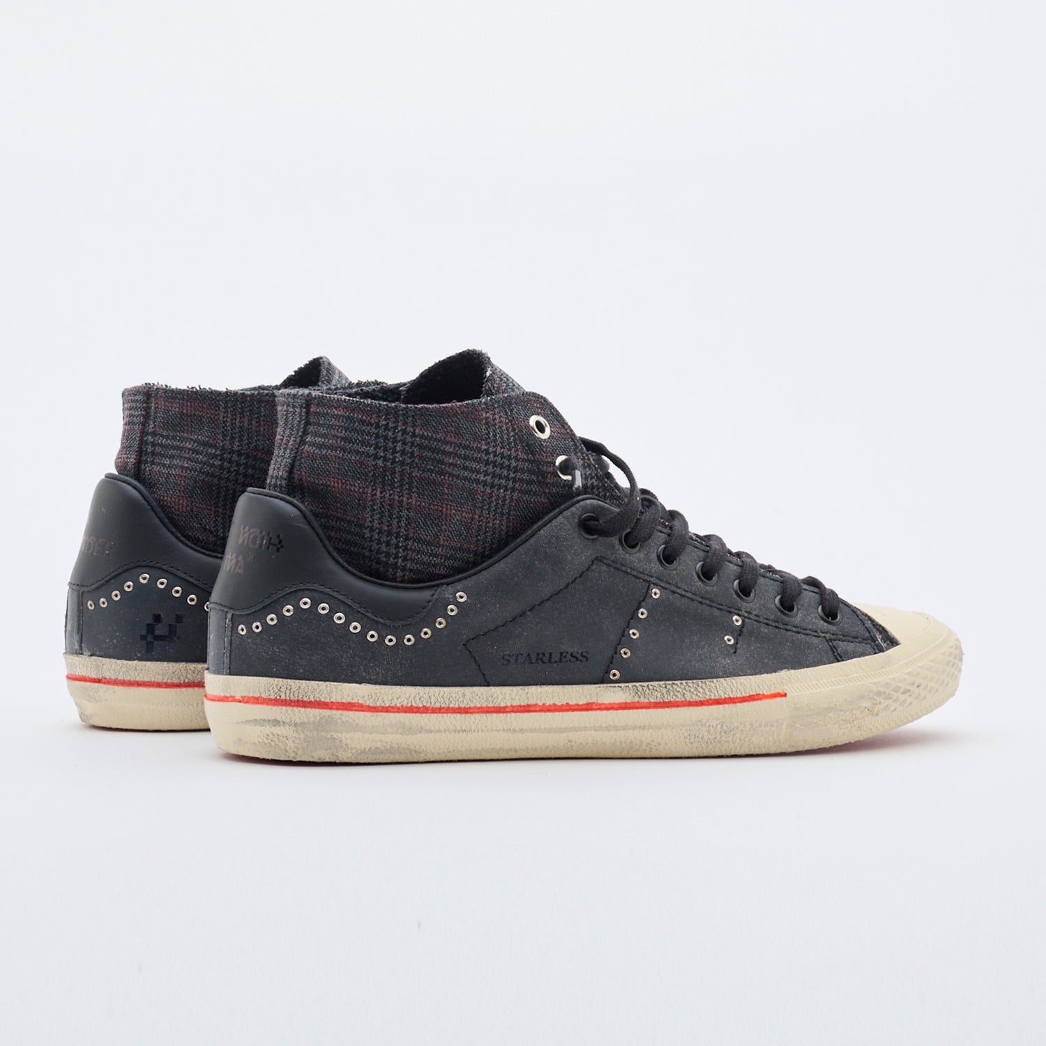 Starless High Moma Charcoal/Grey Tartan