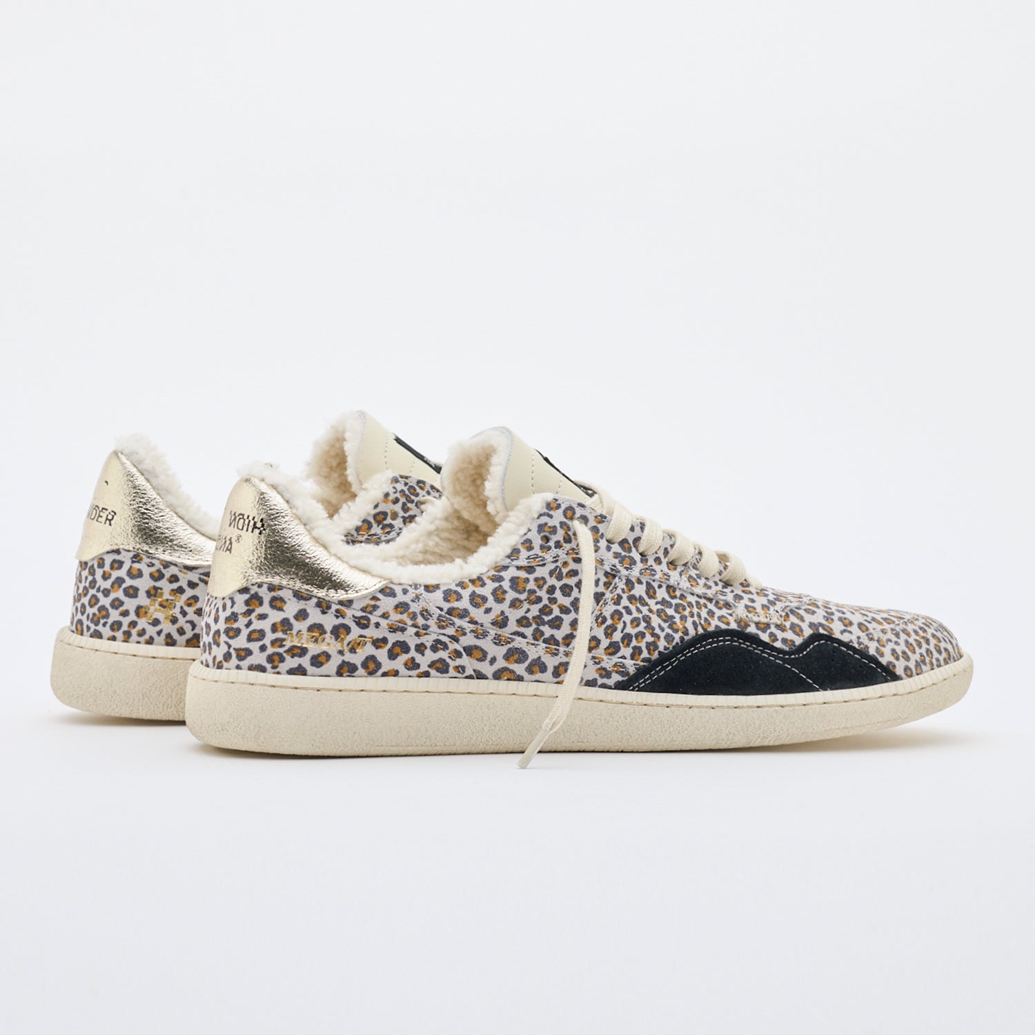 Mega T Shearling Leopard/Platinum